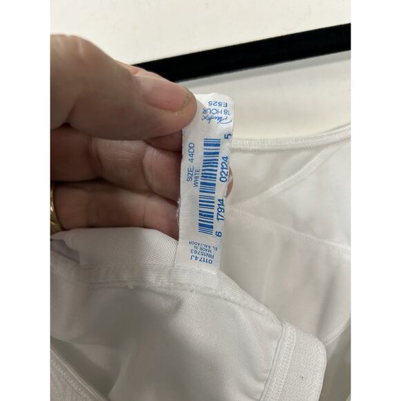 Vintage Playtex Full Figure Unpadded Lace White Bra E525‎ Size 44DD Sexy - Picture 3 of 8